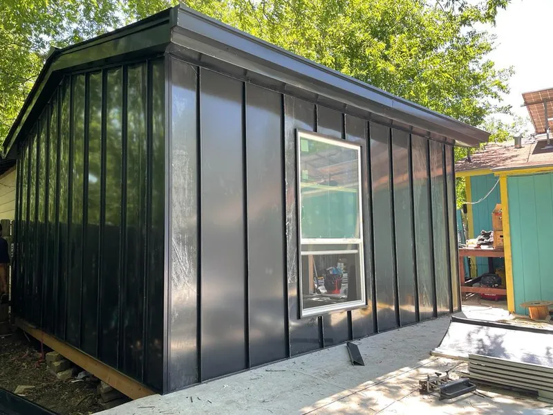 Black standing seam metal wall panels for Roof Inspection in Bernardsville